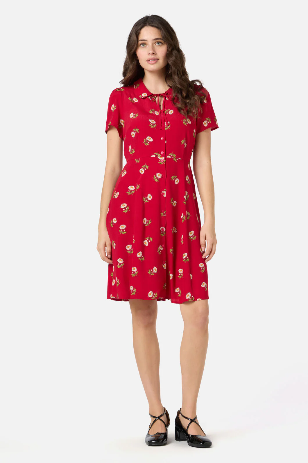 Marguerite Daisy Mini Dress - Image 4