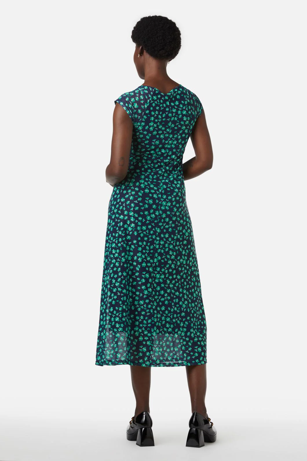 Mille Fleur Mesh Dress - Image 4