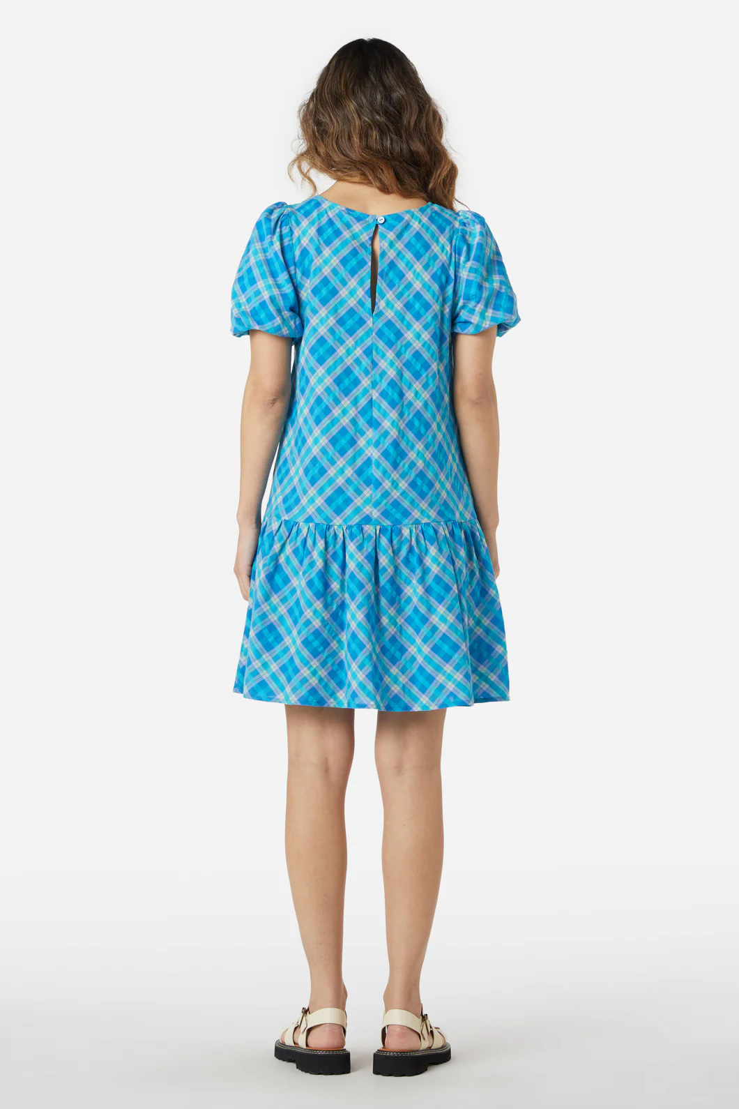 Miranda Check Mini Dress - Image 4