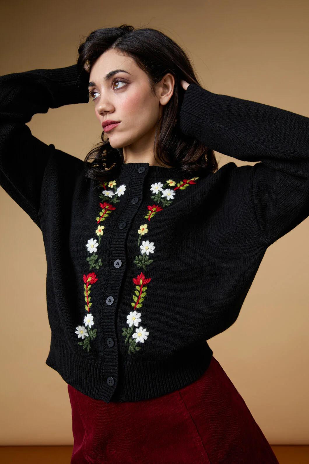 Opal Embroidered Cardigan