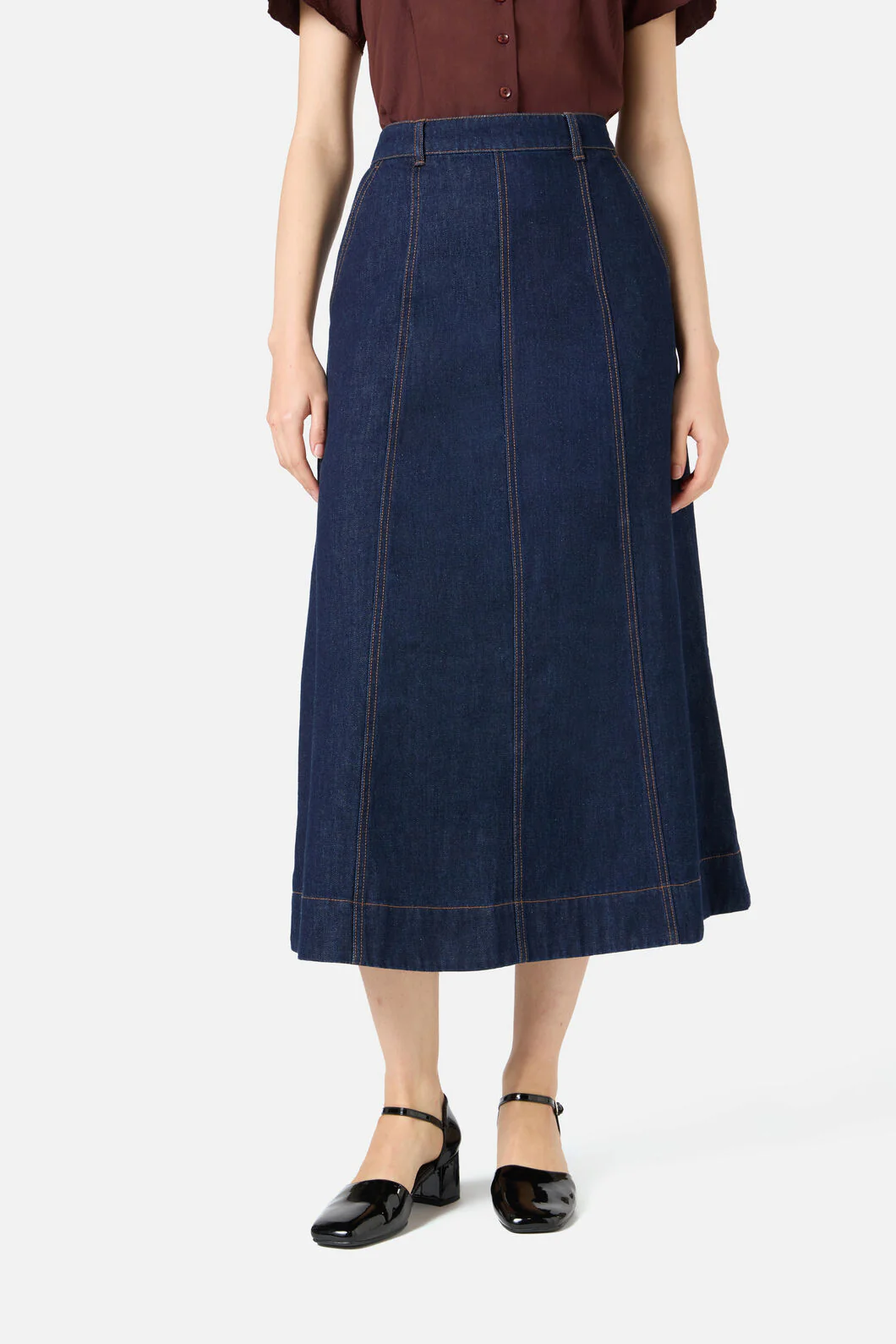 Ophelia Dark Denim Skirt - Image 2