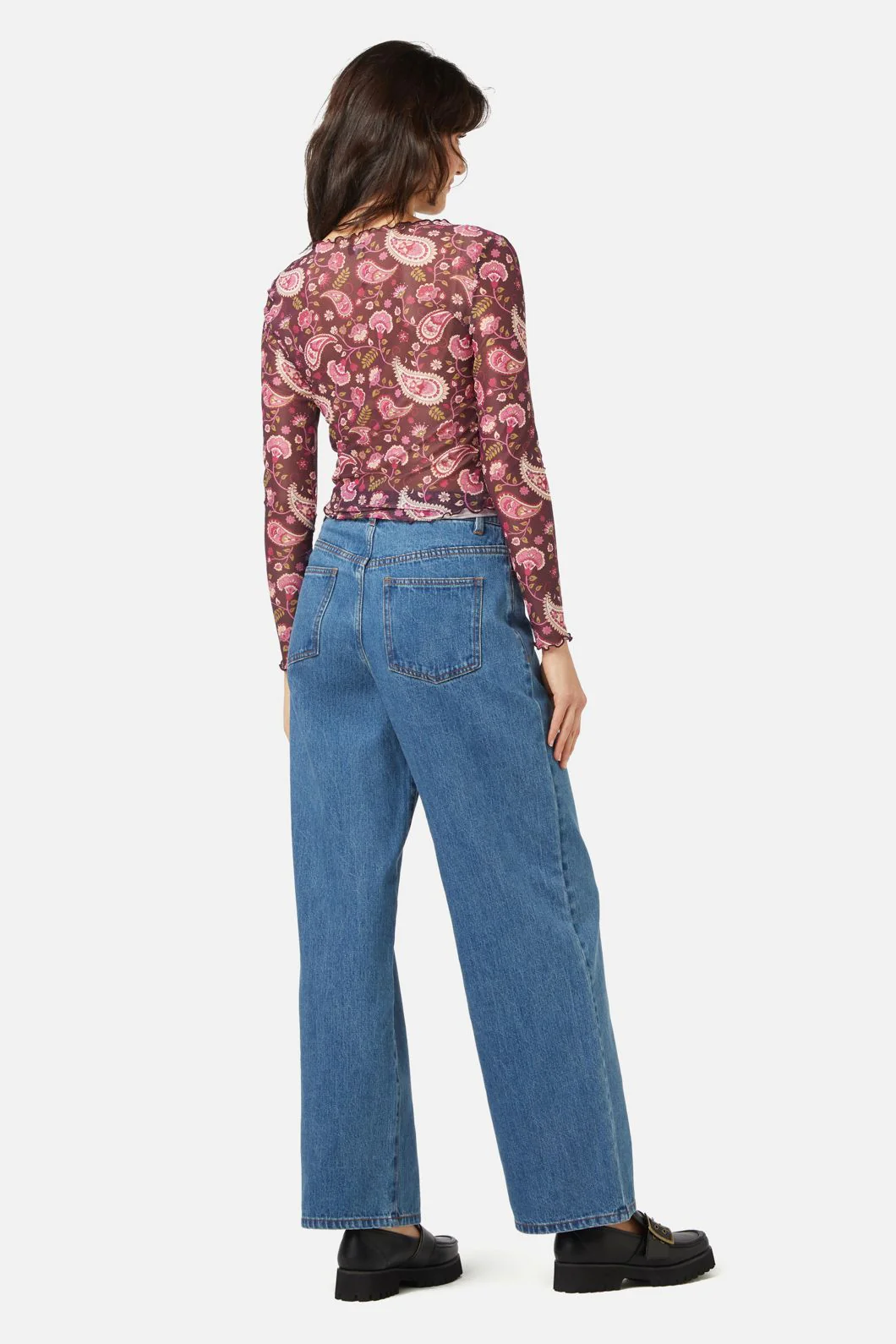 Paisley Mesh Top - Image 4
