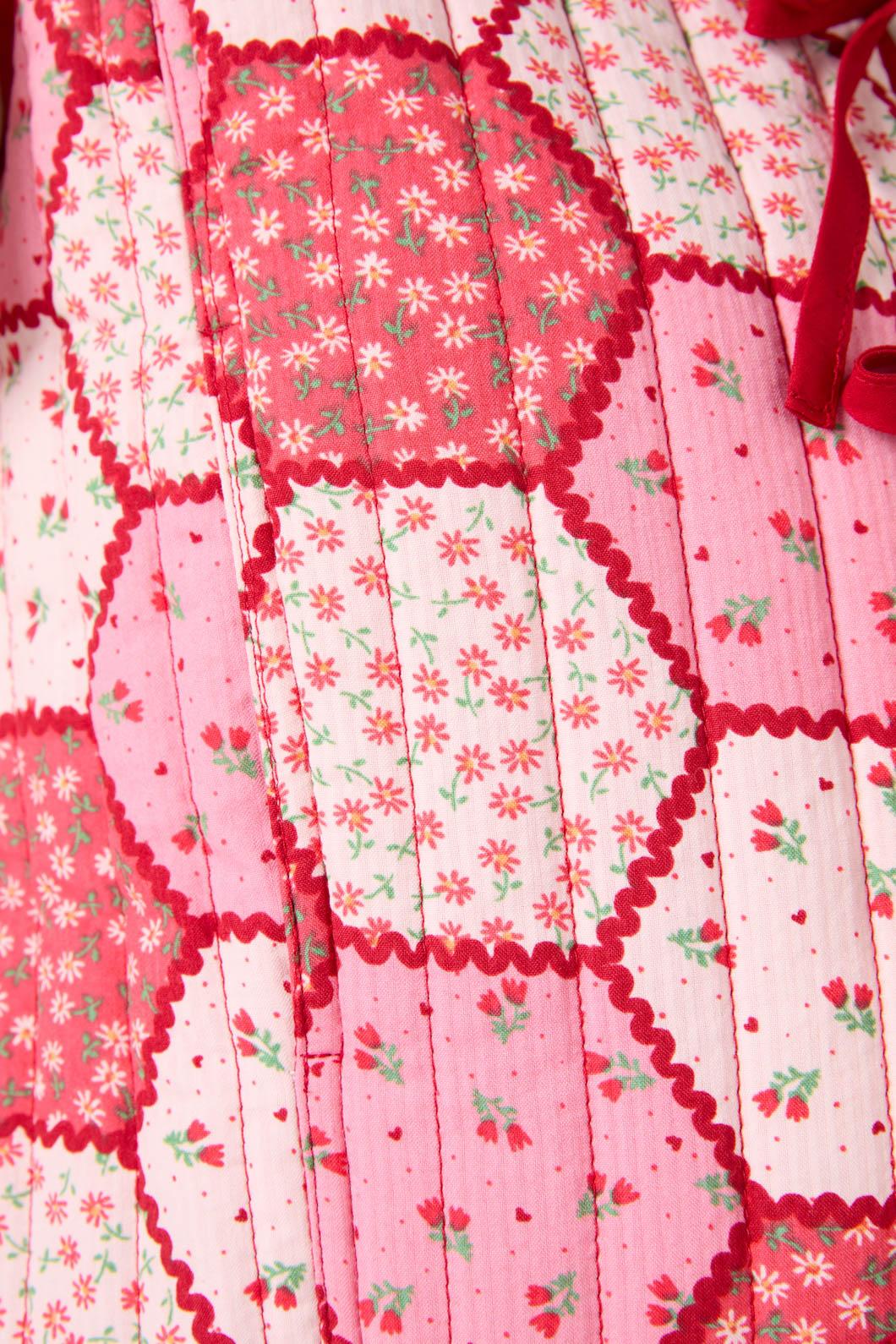 Patchwork Quilted Tie Vest - Image 9