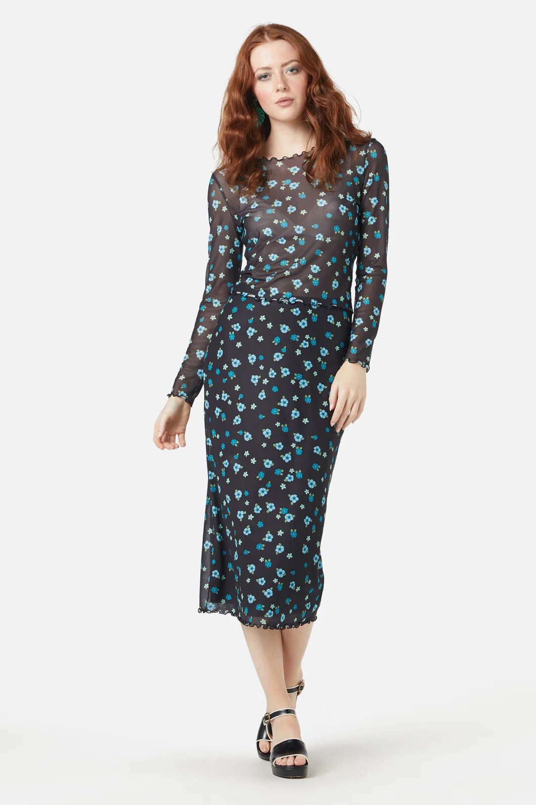 Petal Mesh Top - Image 2