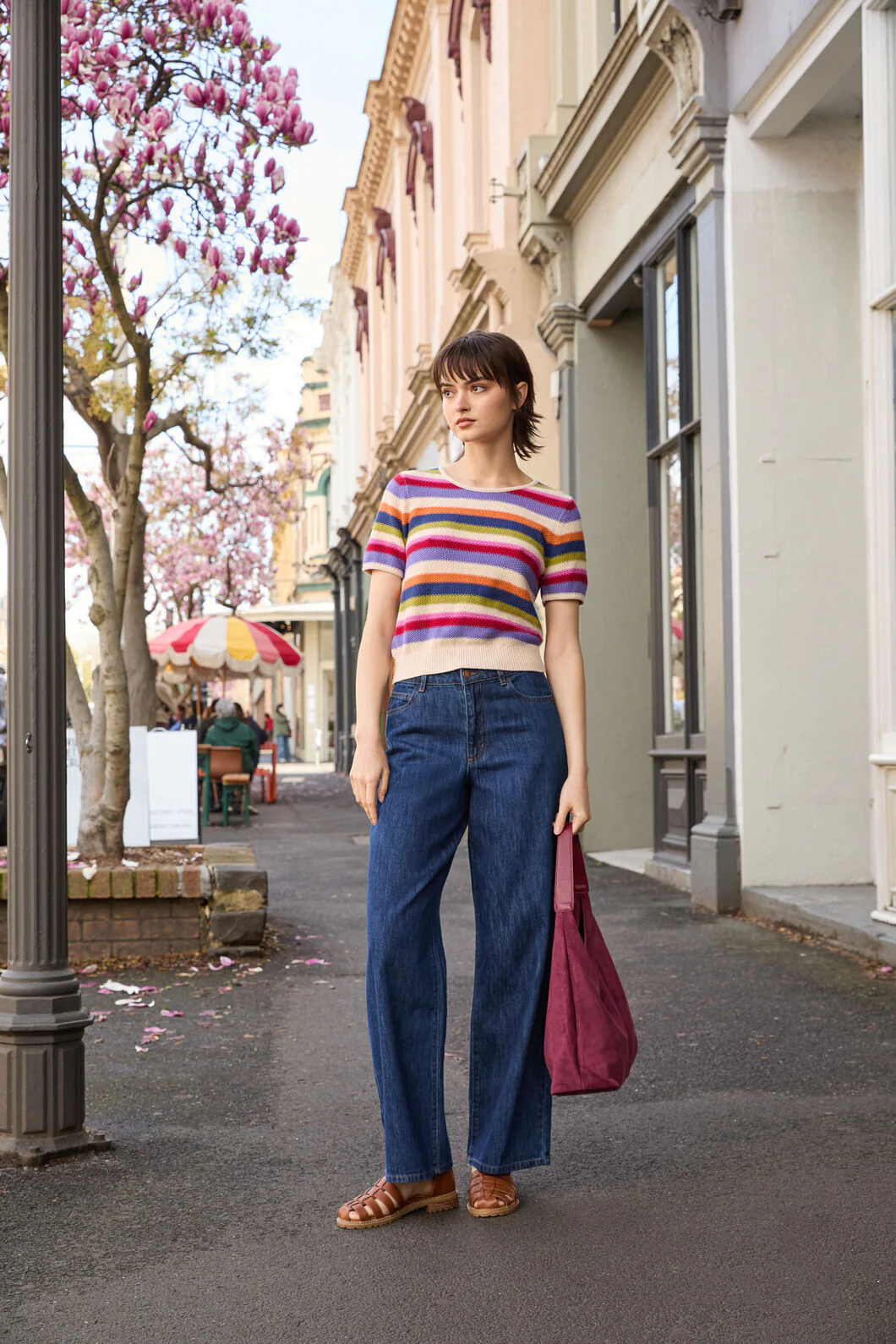 Mia Mid Rise Straight Leg Jean