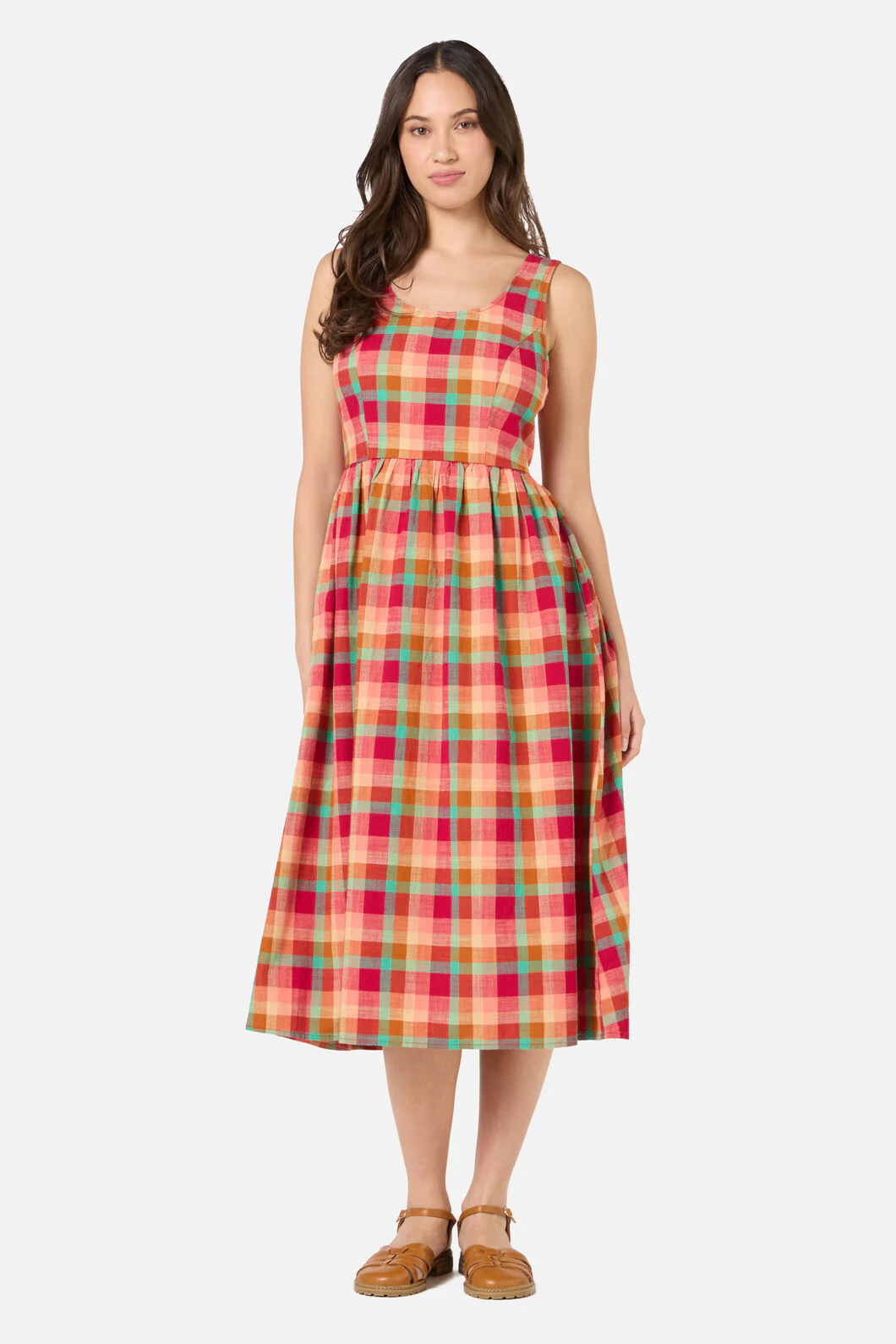 Piper Check Midi Dress - Image 2