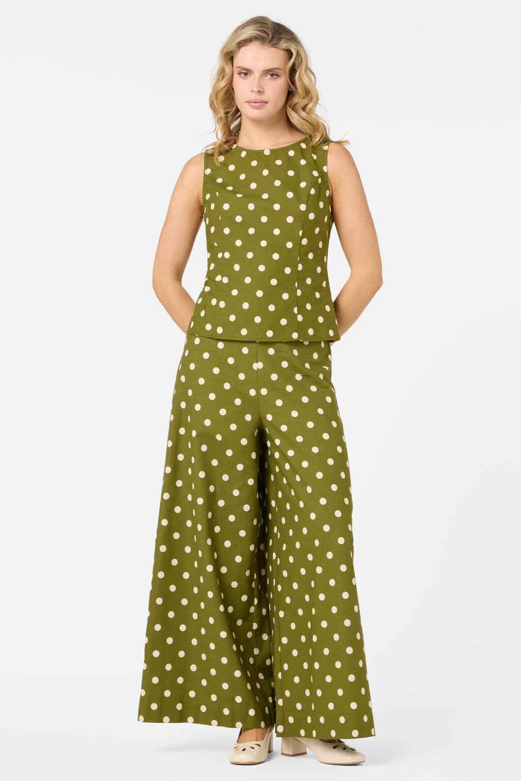 Polka Dot Shell Top - Image 4