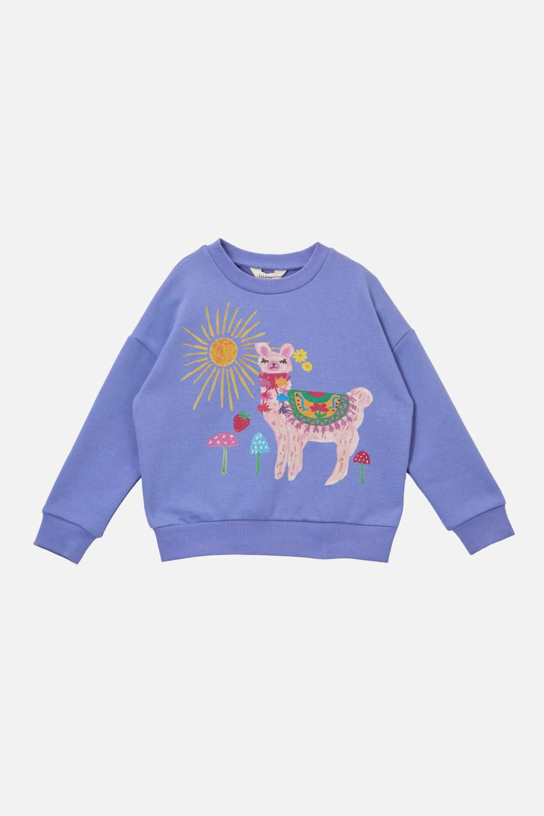 Pretty Llama Kids Sweater - Image 3