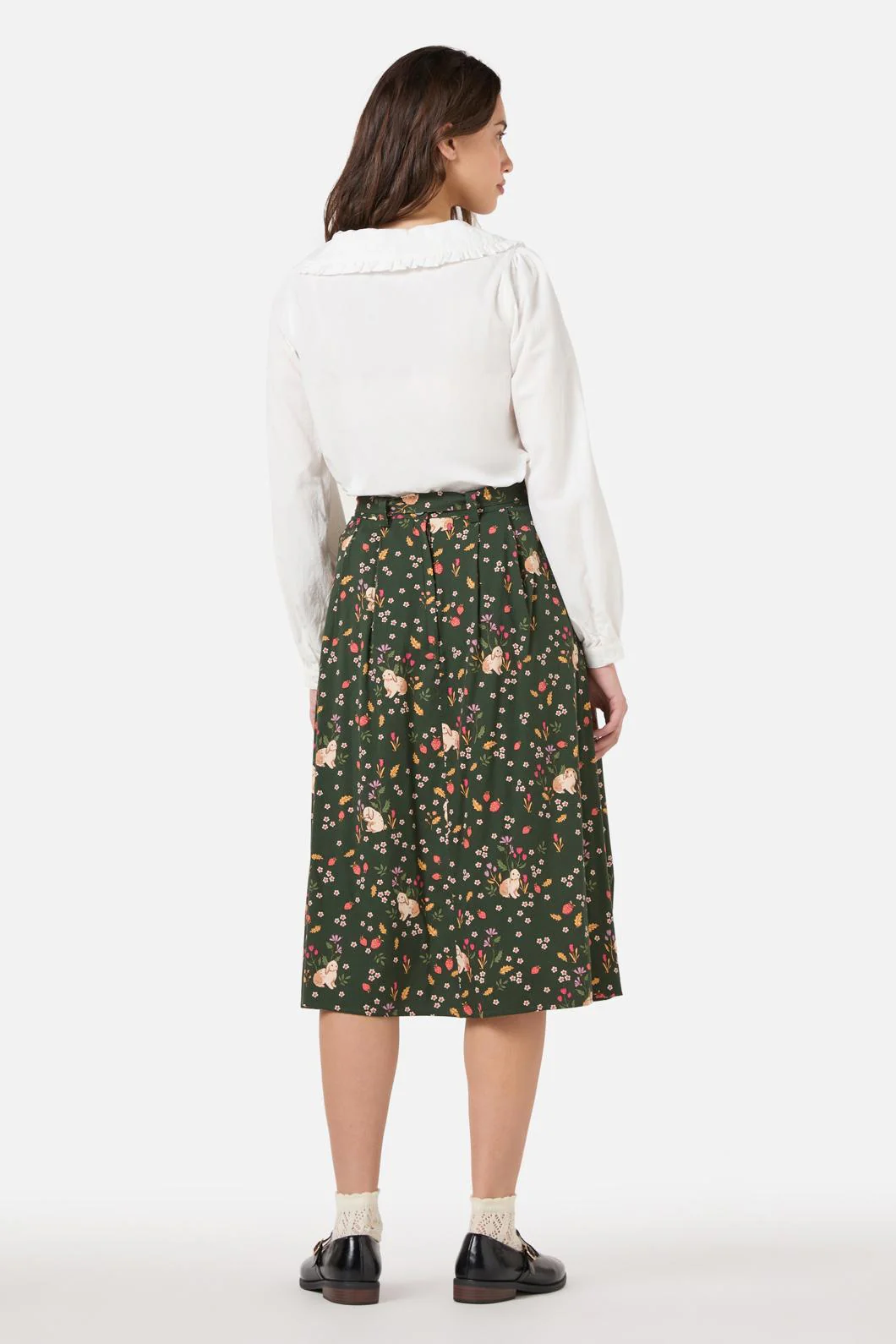 Rabbit Embroidered Blouse - Image 5