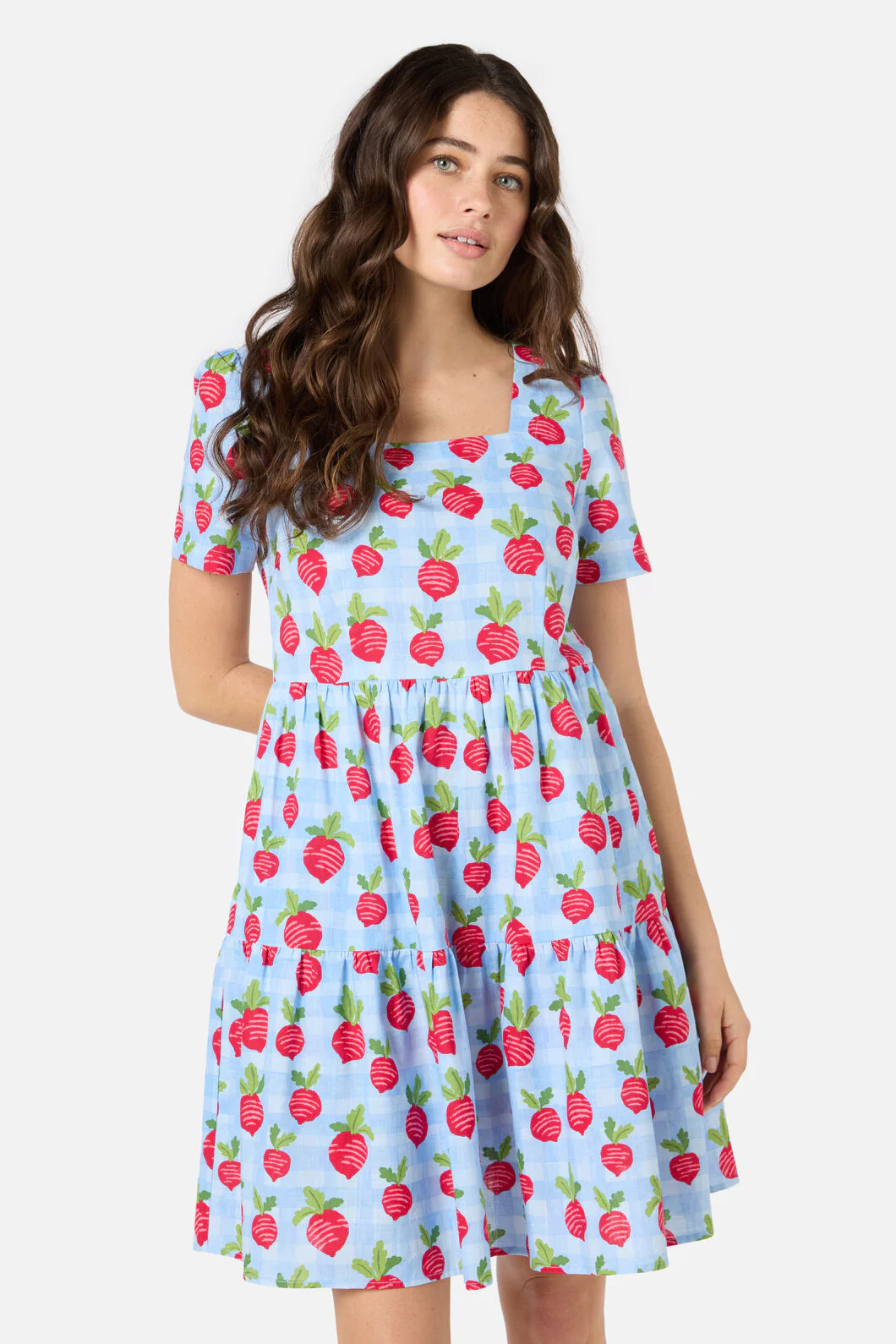 Radish Picnic Smock Dress - Image 2