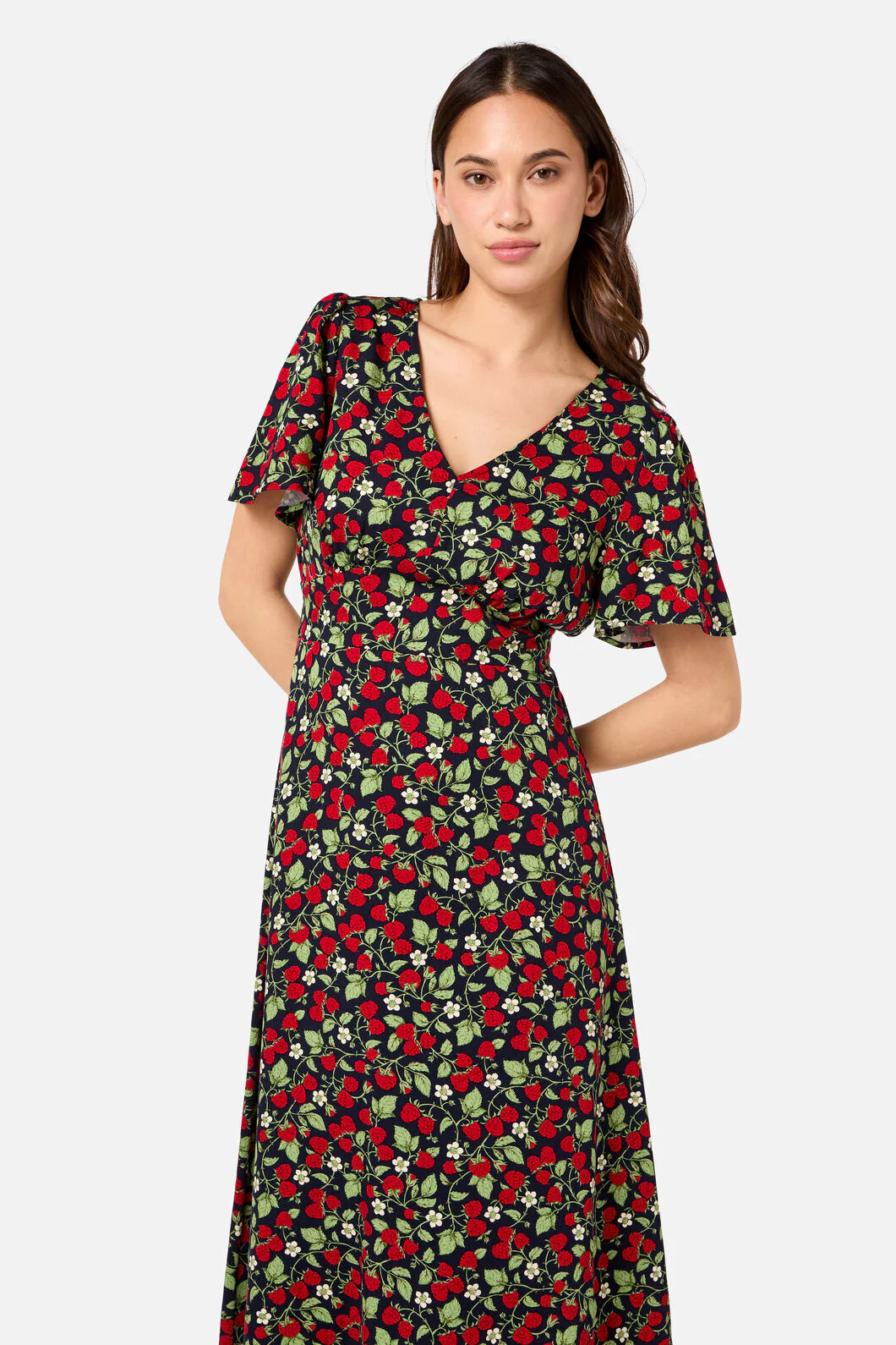 Raspberry Midi Dress - Image 3
