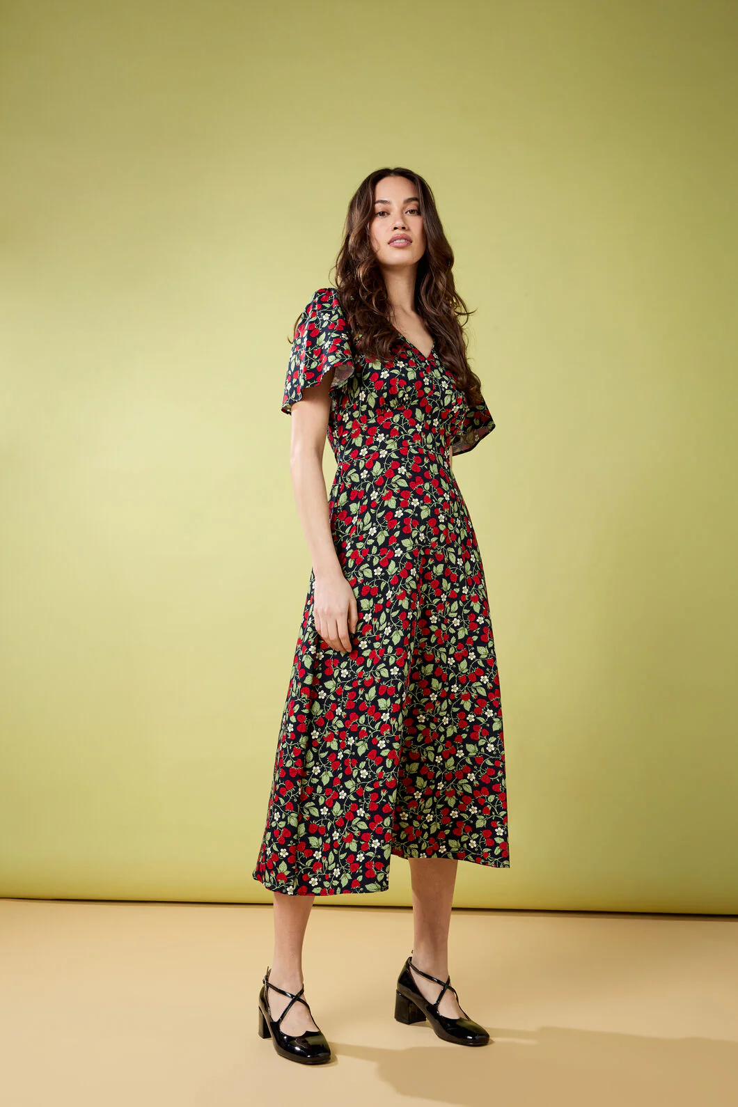 Raspberry Midi Dress - Image 5