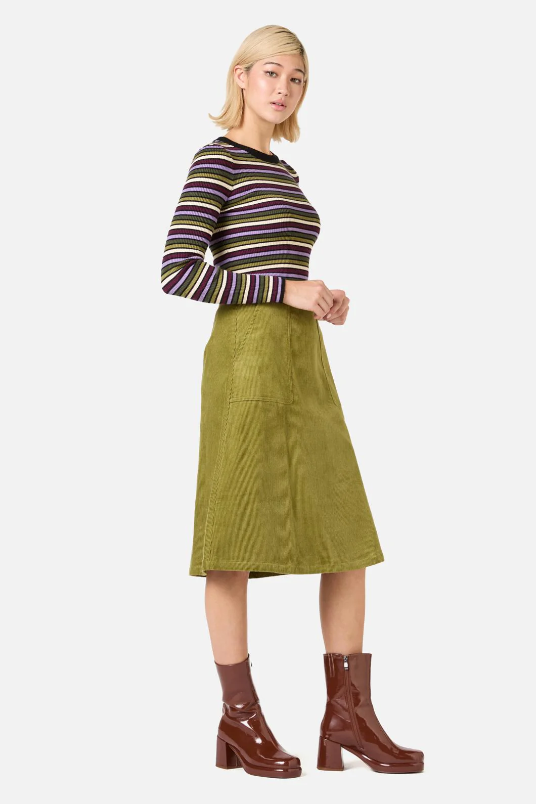 Remy Cord Skirt - Image 12