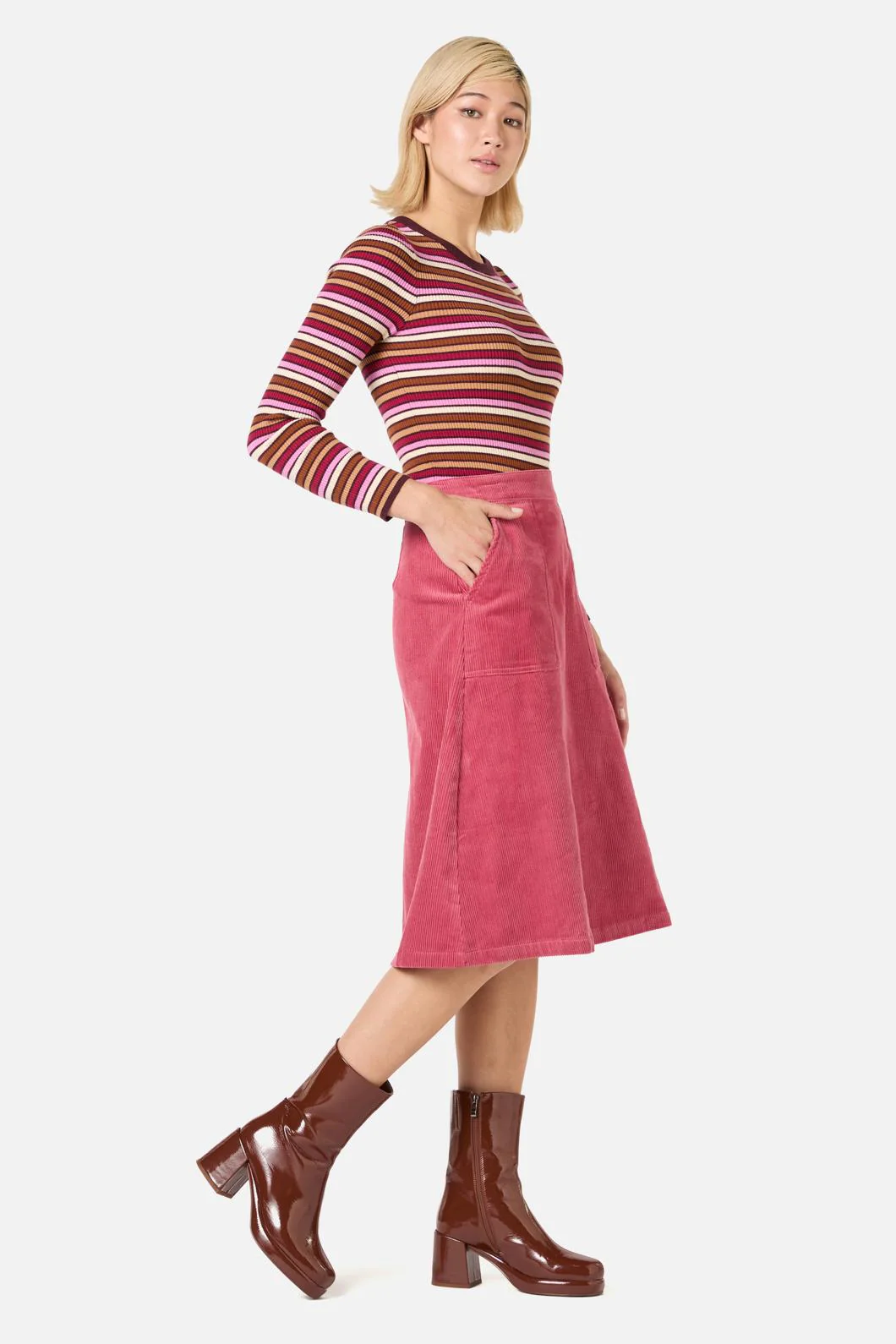 Remy Cord Skirt - Image 5