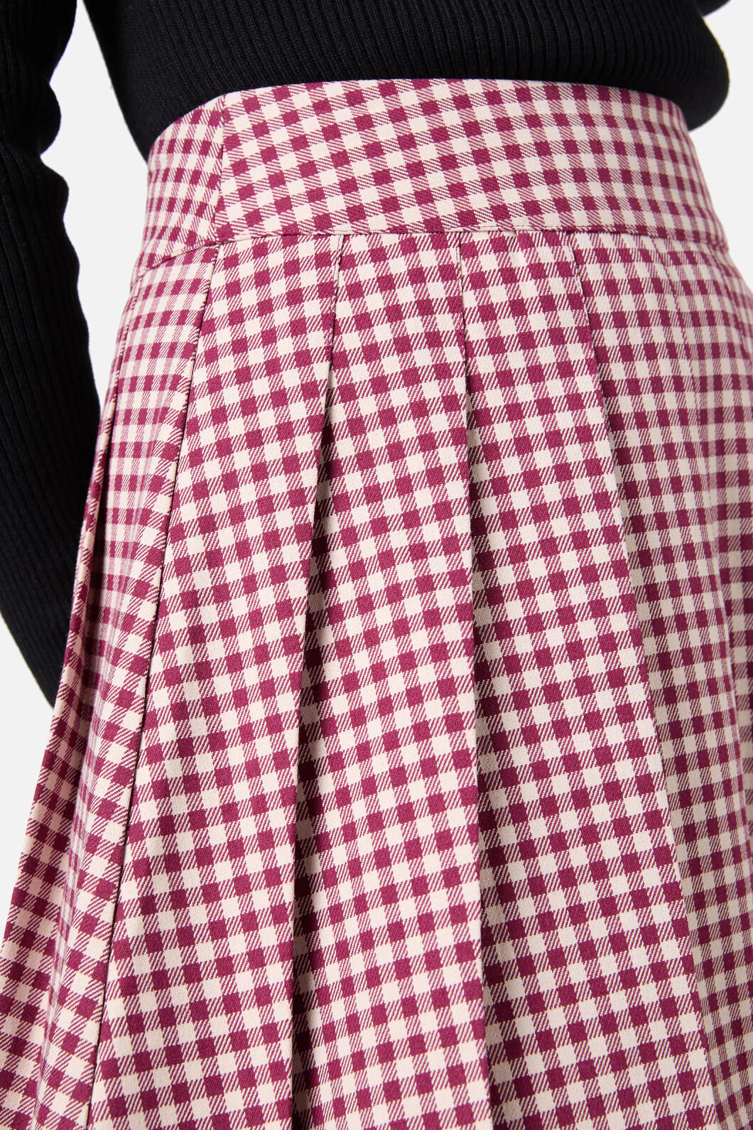 Renae Check Mini Skirt - Image 5