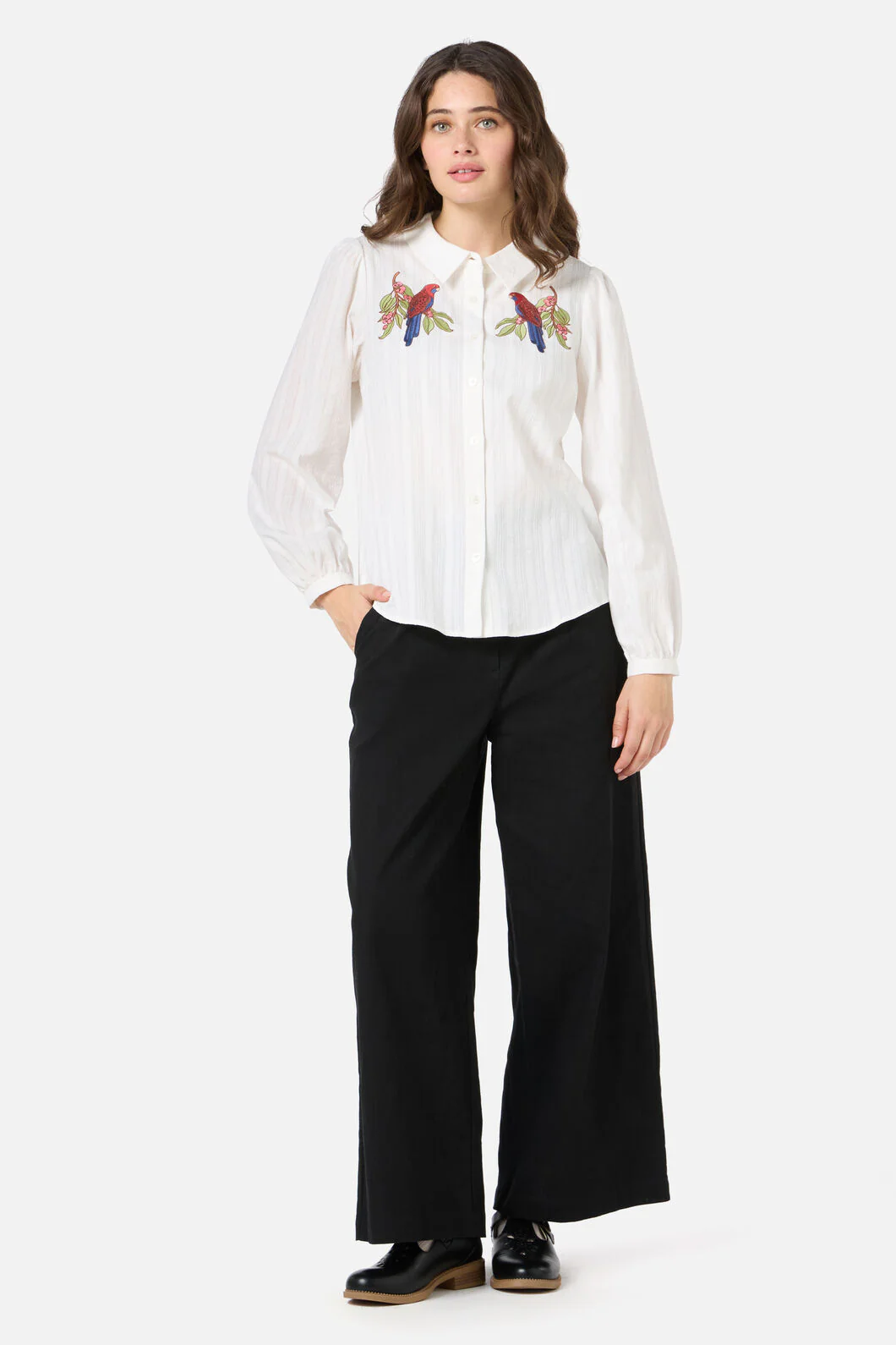 Rosella Embroidered Shirt - Image 2