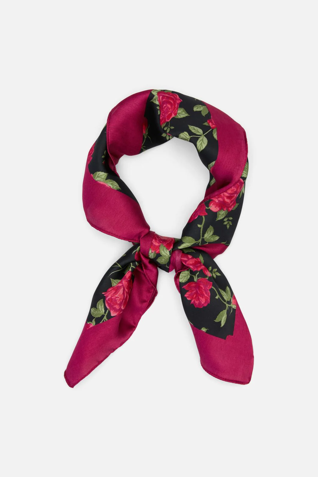 Roses Satin Scarf - Image 2