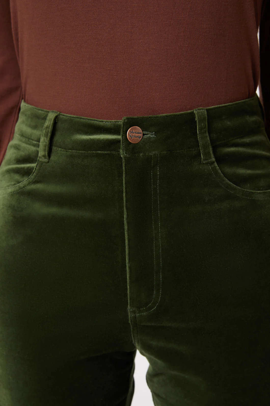 Sadie Velvet Flare Jean - Image 10