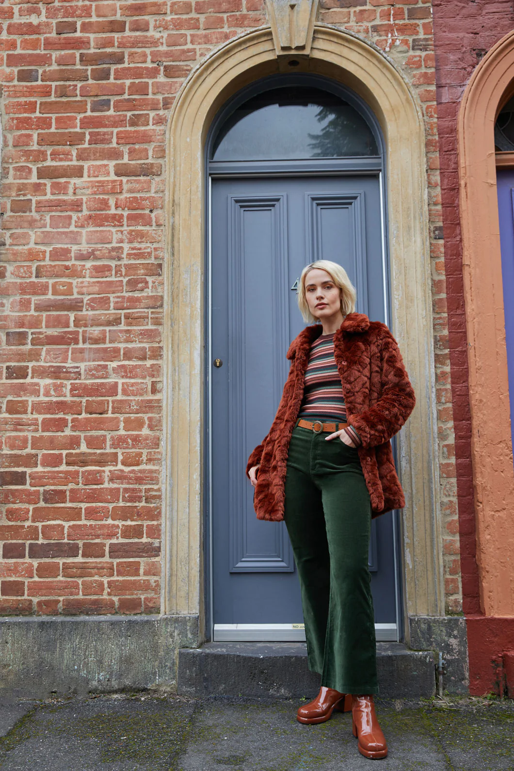 Sadie Velvet Flare Jean - Image 6