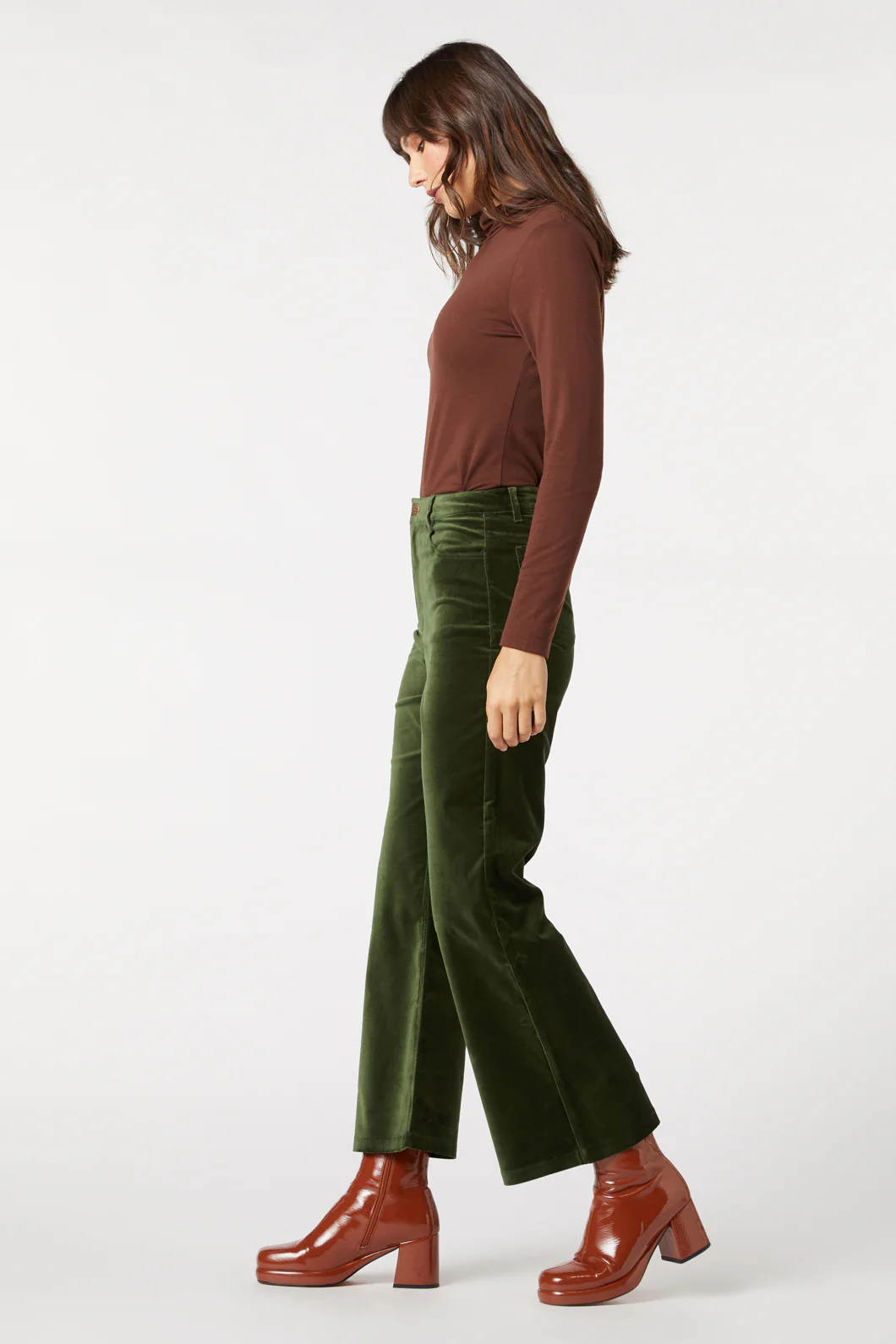 Sadie Velvet Flare Jean - Image 8