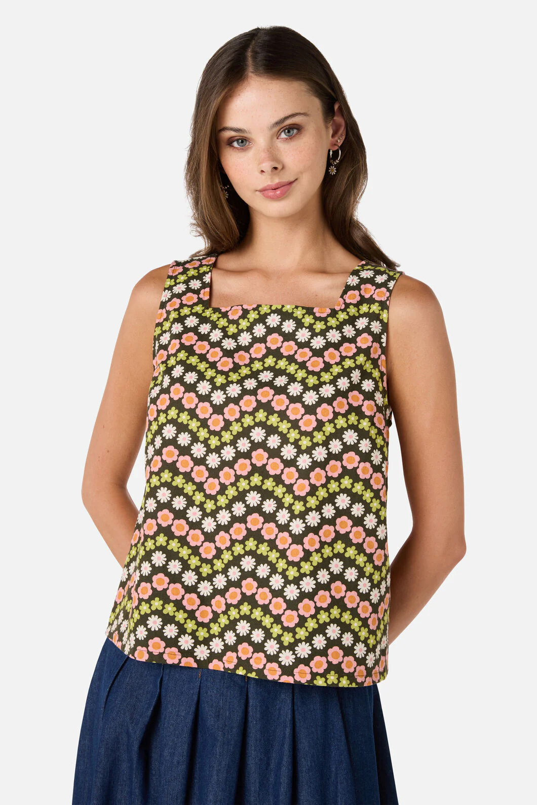 Sally Retro Shell Top