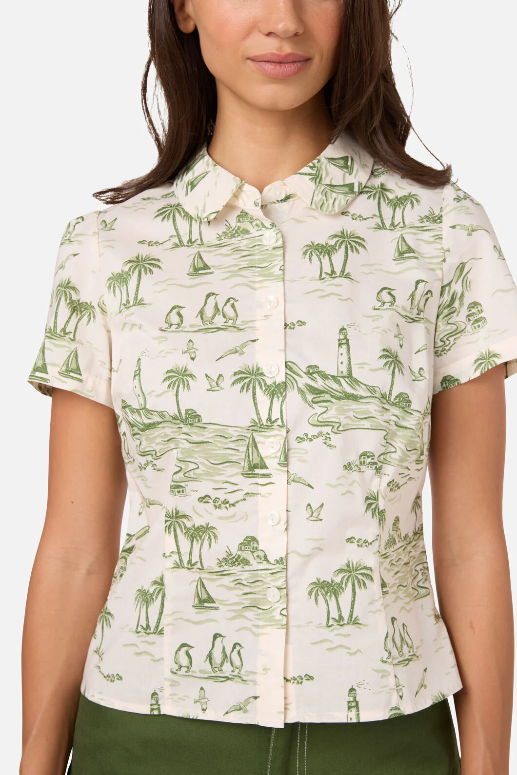 Seaside Toile Blouse - Image 5