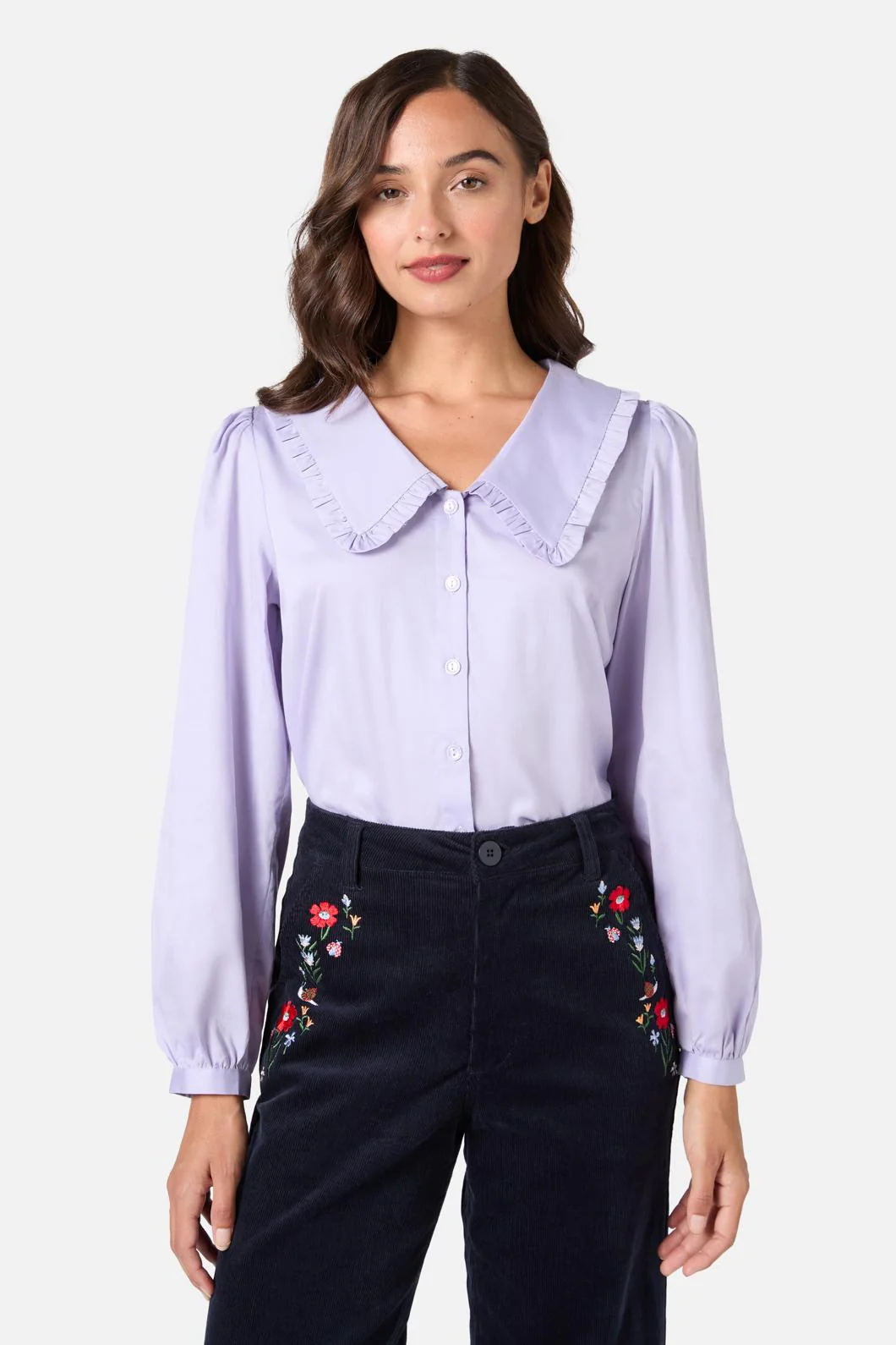 Sherry Cute Collar Blouse