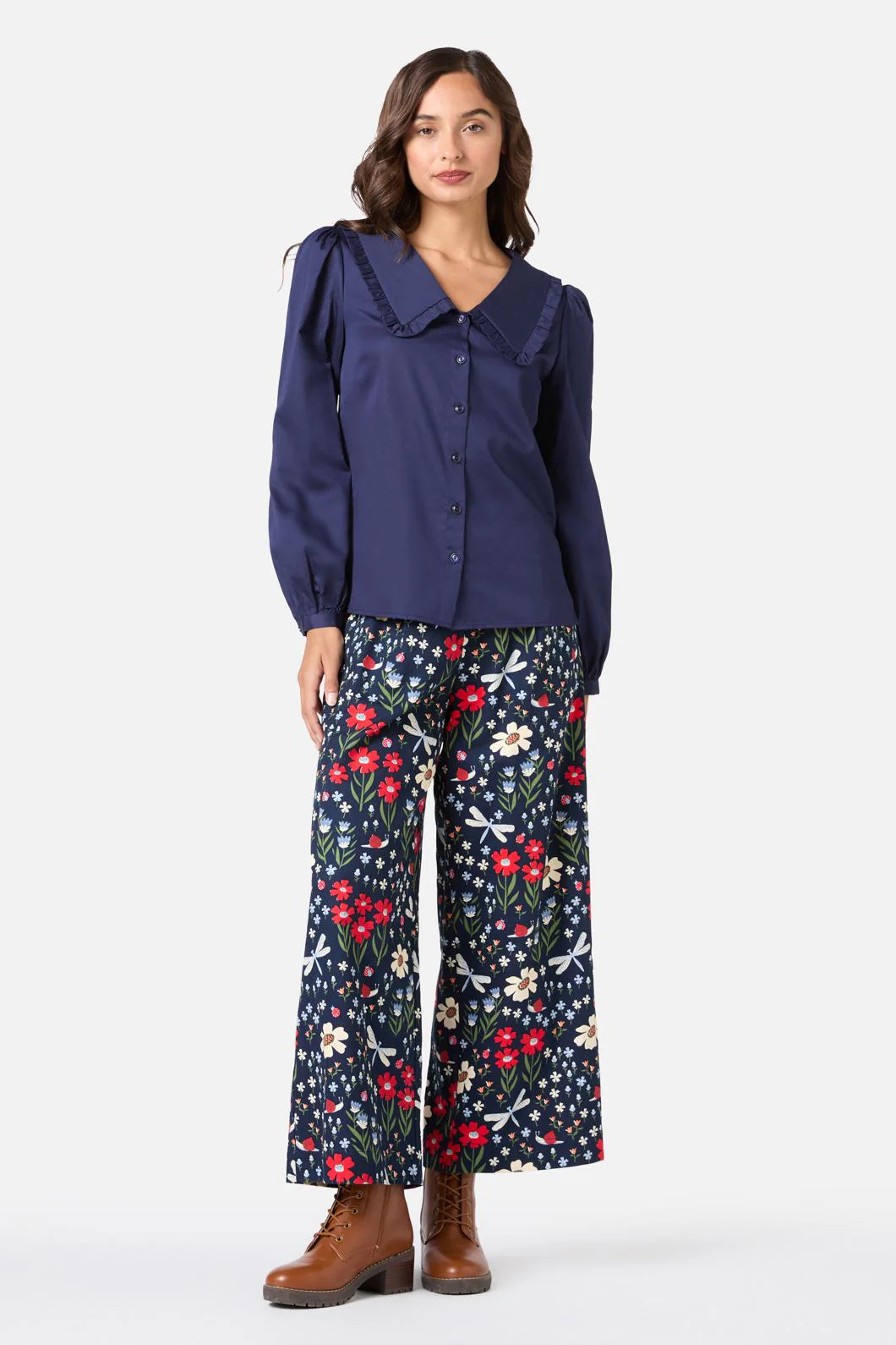 Sherry Cute Collar Blouse - Image 8