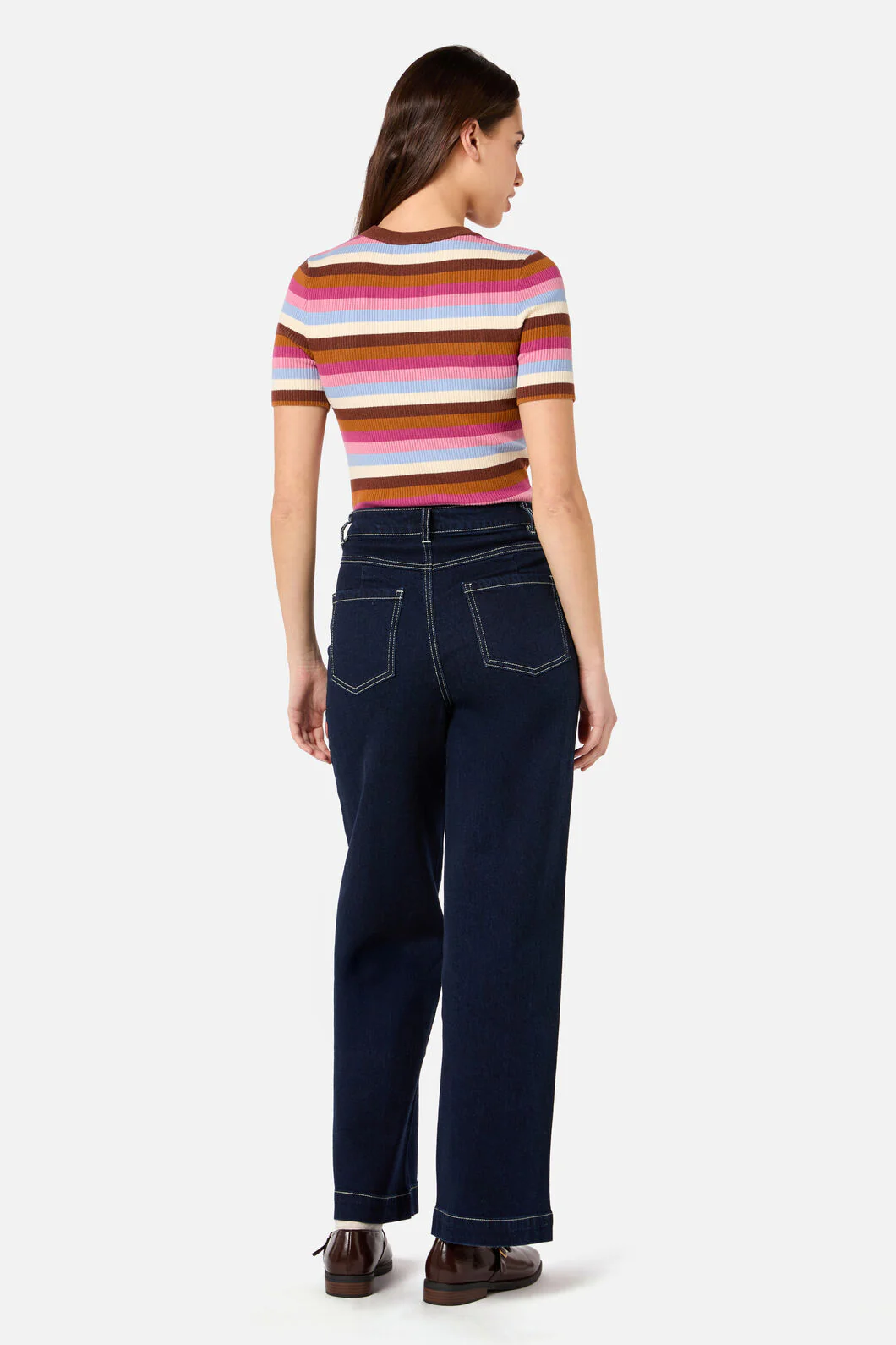 Skye Stripe Rib Knit Top - Image 5