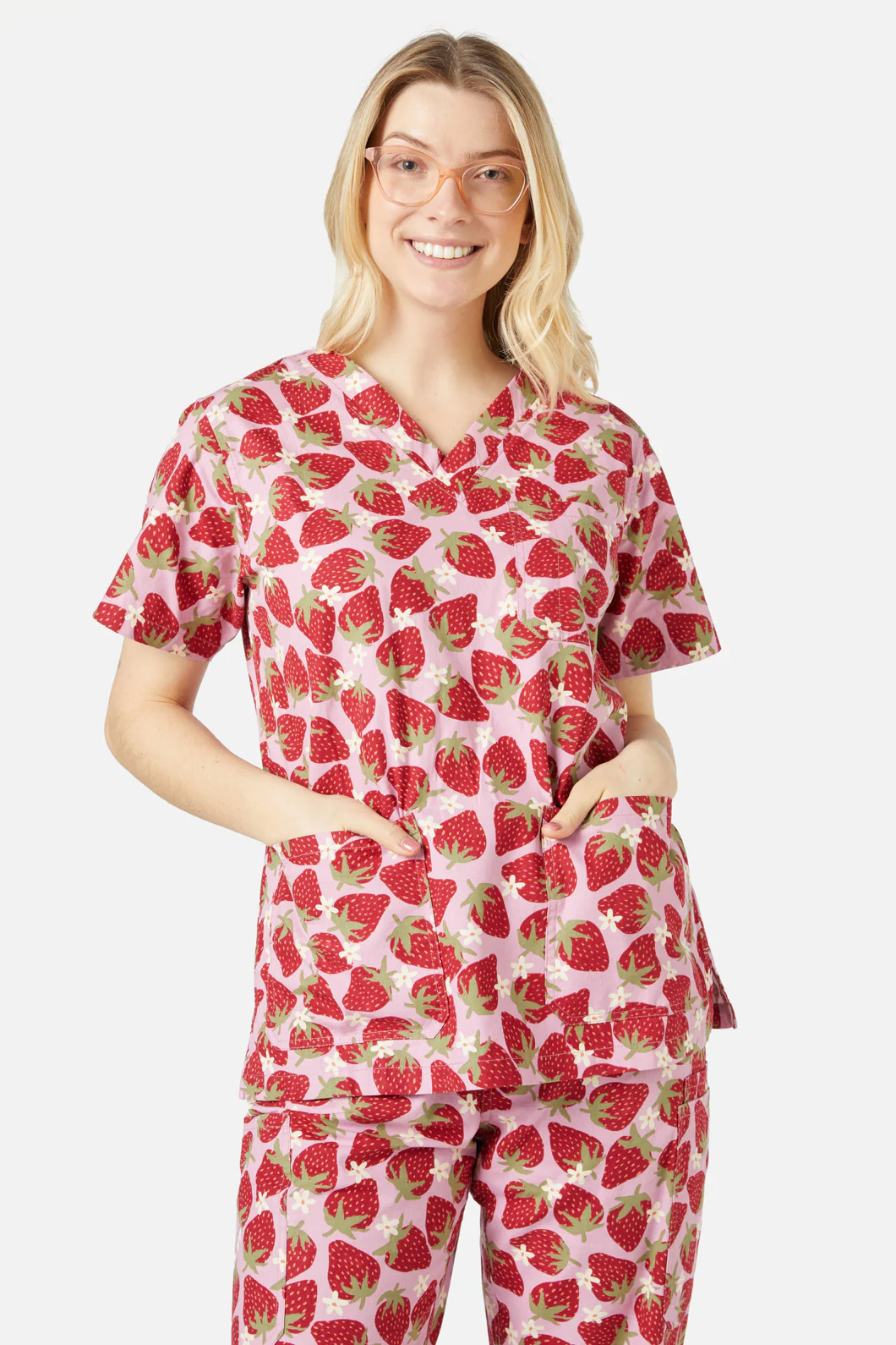 Strawberry Scrub Set - Image 3