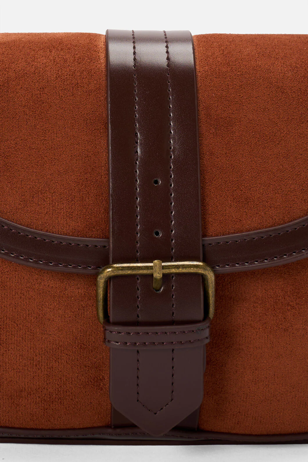 Suede Look Vintage Bag - Image 8