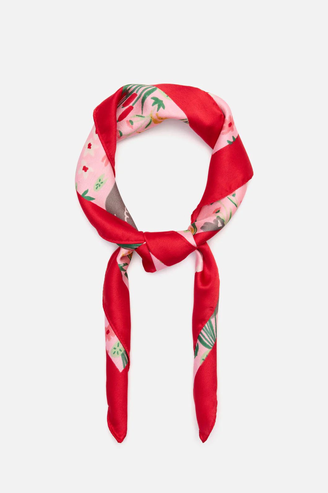 Swan Satin Scarf