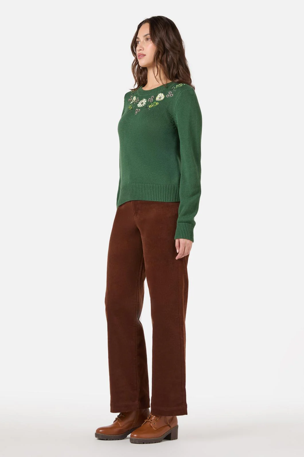 Viva Floral Embroidered Jumper - Image 3