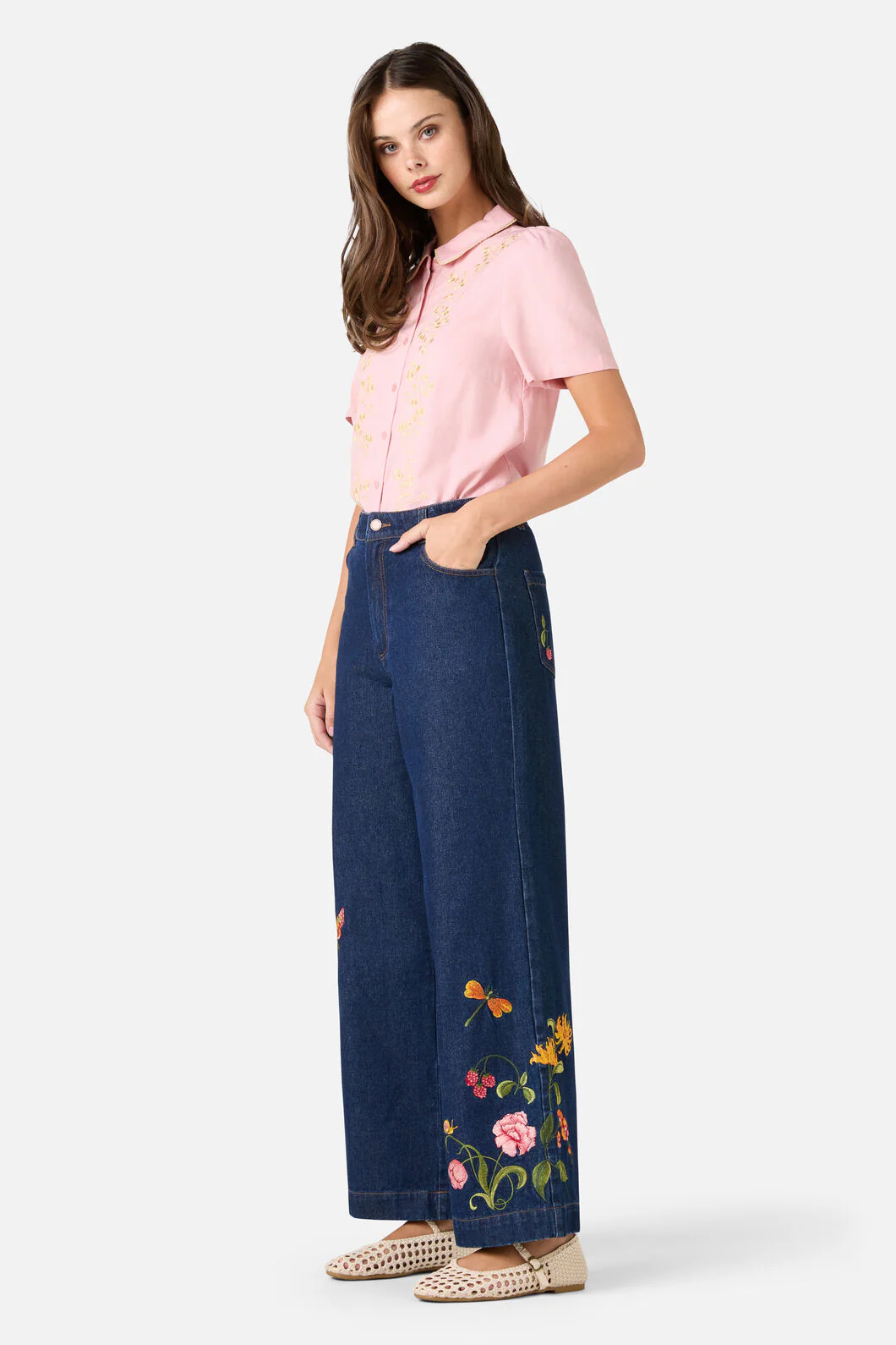Whimsical Embroidered Blouse - Image 4