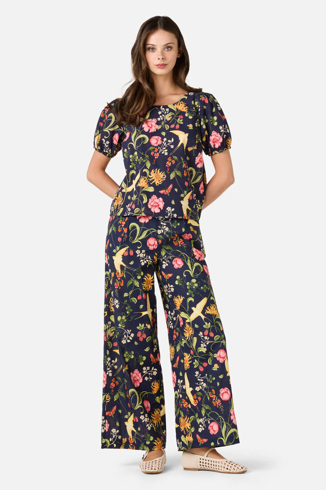 Whimsical Garden Sleeved Top - Image 6