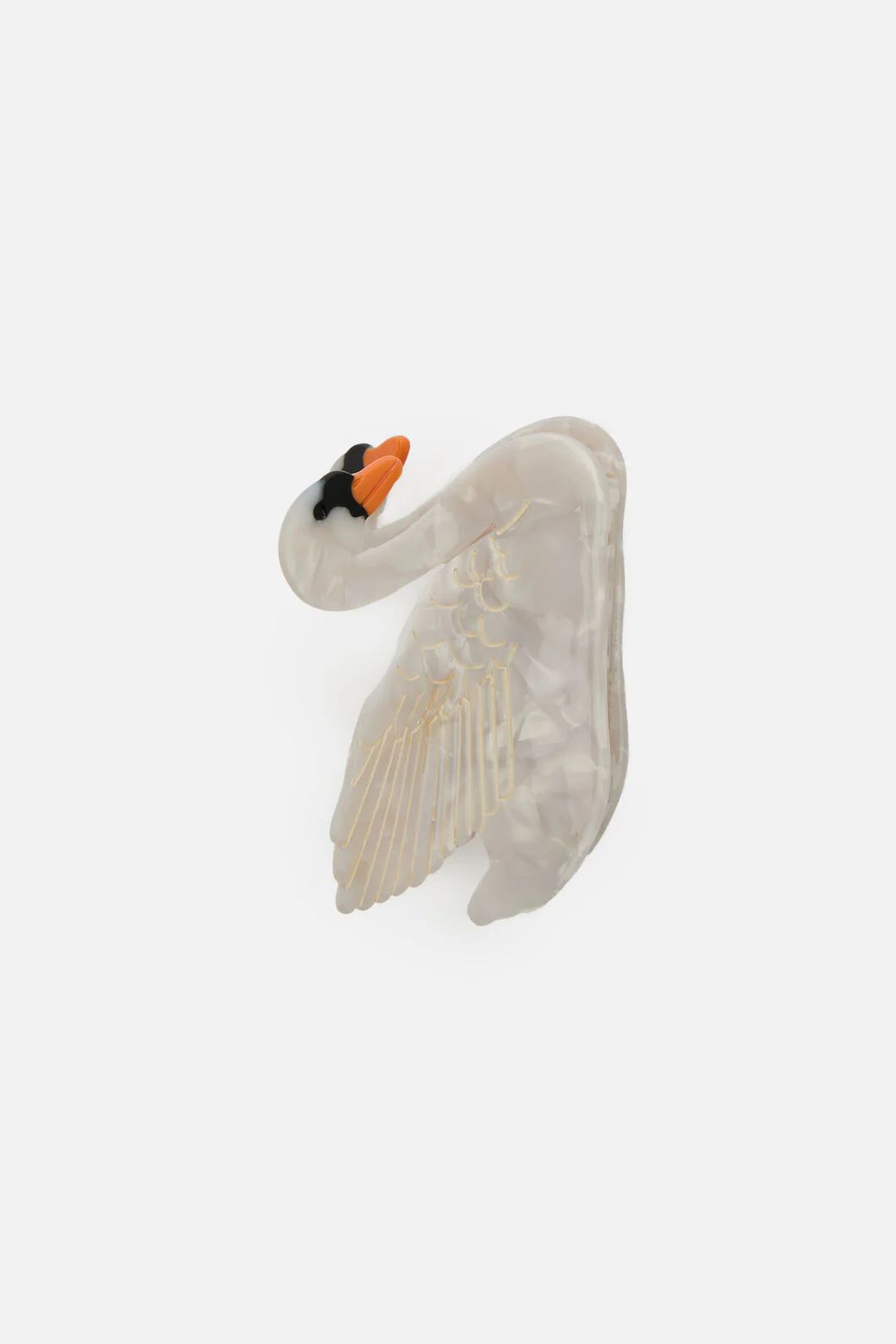 White Swan Claw Clip - Image 3