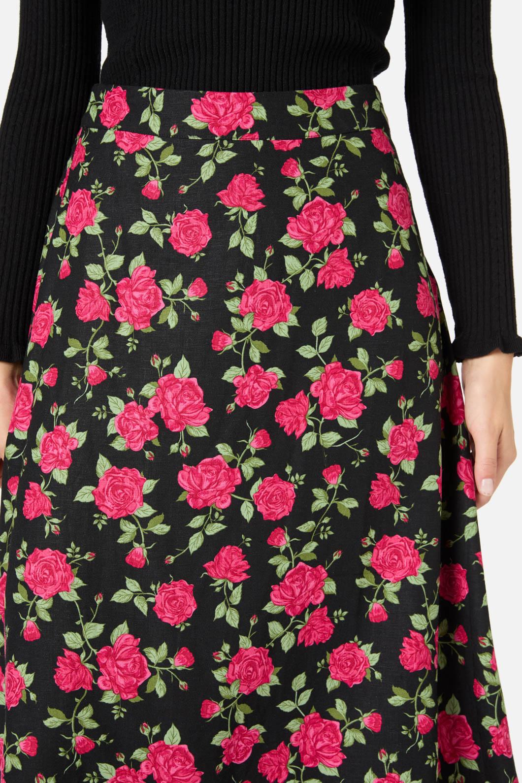 Winter Rose Midi Skirt - Image 6